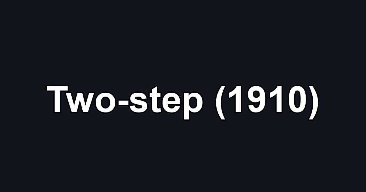 Two-step (1910)