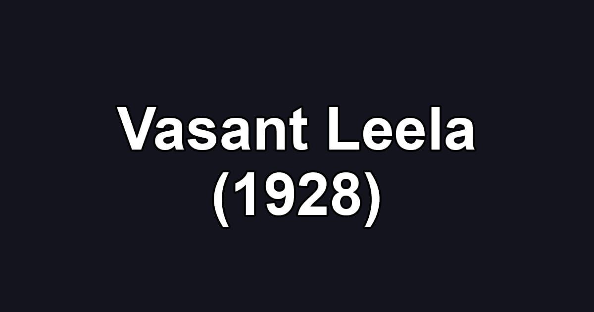 Vasant Leela (1928)