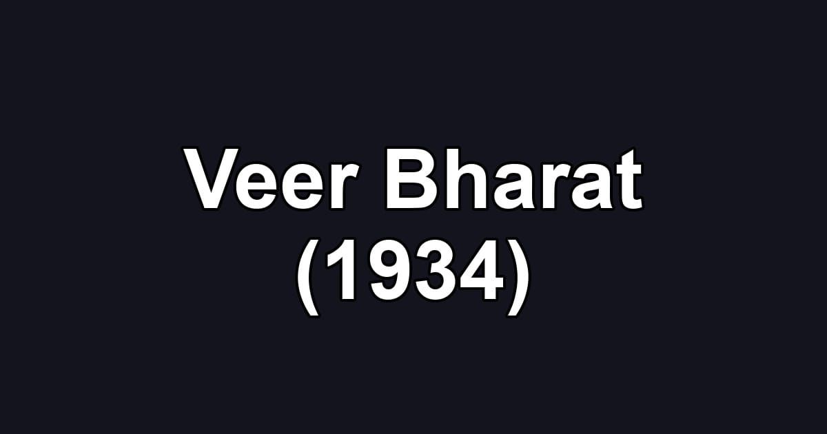 Veer Bharat (1934)