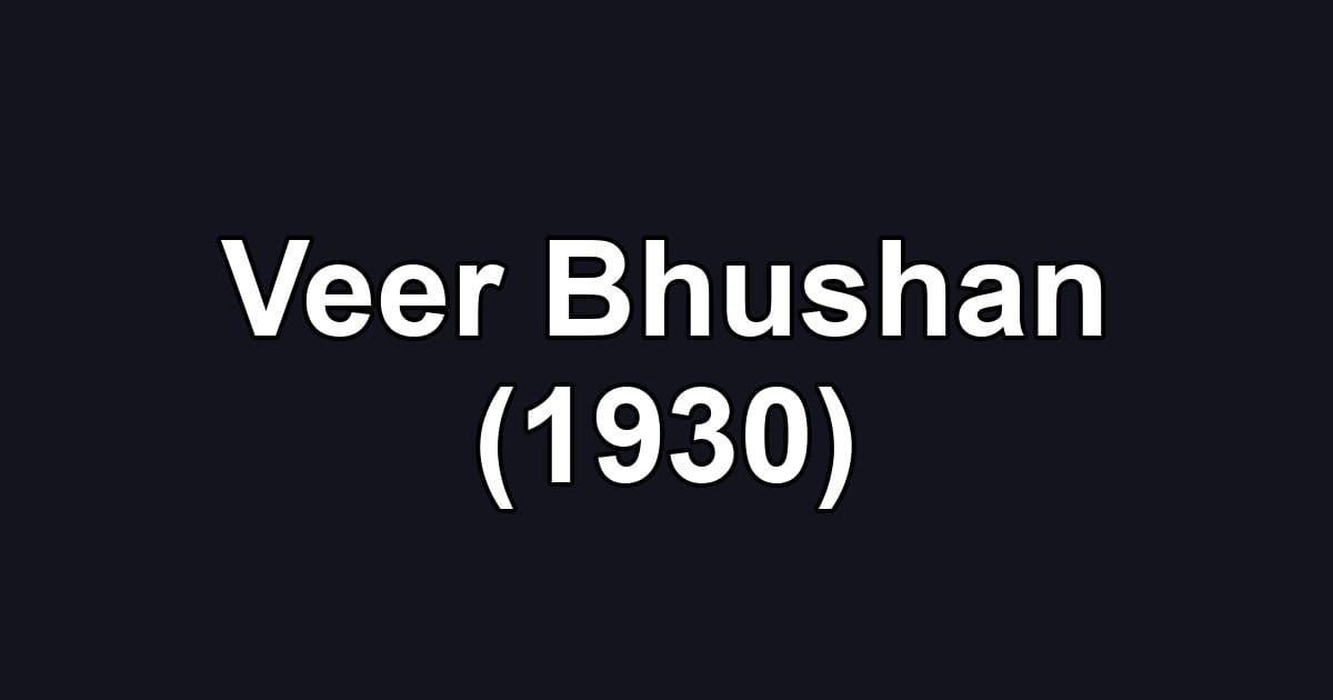 Veer Bhushan (1930)