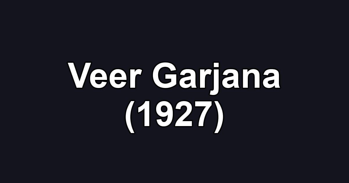 Veer Garjana (1927)