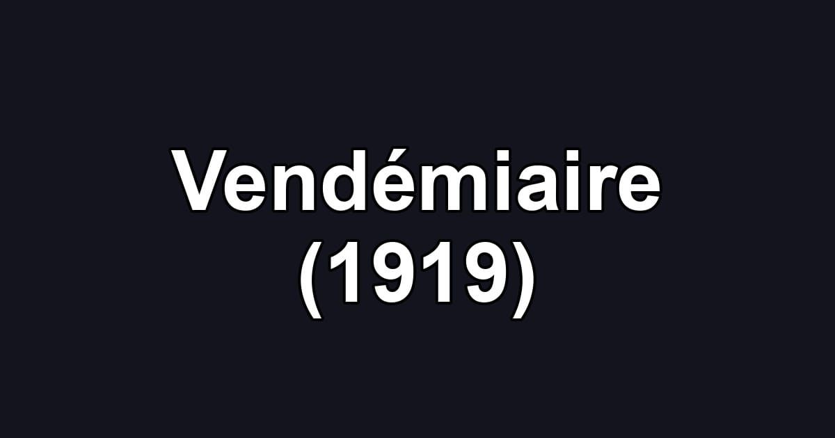 Vendémiaire (1919)