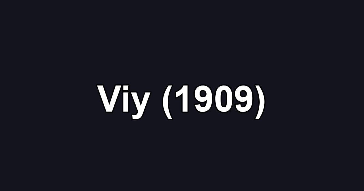Viy (1909)