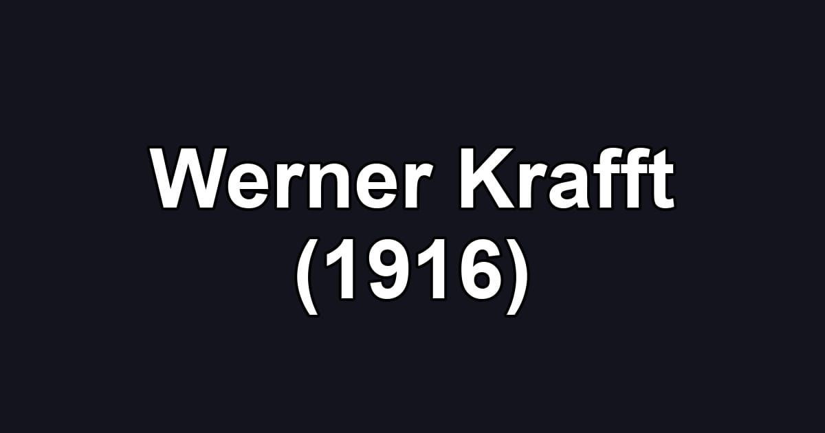 Werner Krafft (1916)
