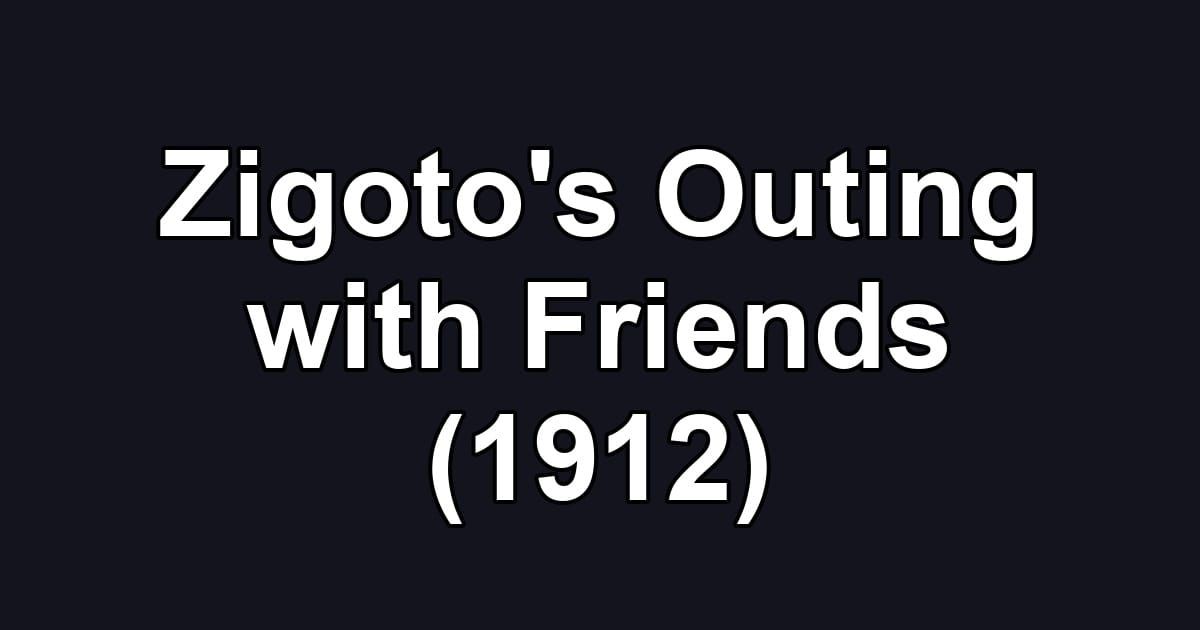 Zigoto's Outing with Friends (1912)