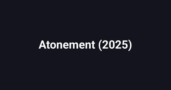 Atonement (2025)