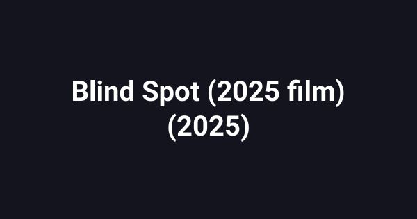 Blind Spot (2025 film) (2025)