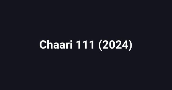 Chaari 111 (2024)