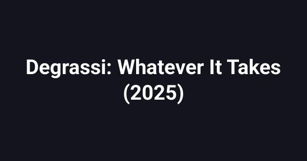 Degrassi: Whatever It Takes (2025)
