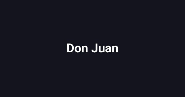 Don Juan