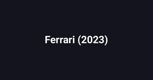 Ferrari (2023)