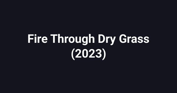 Fire Through Dry Grass (2023)