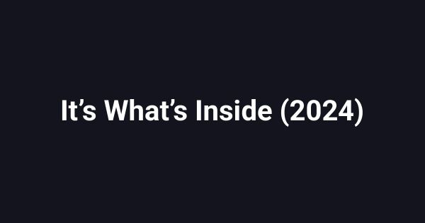 It’s What’s Inside (2024)