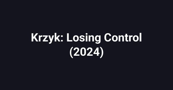 Krzyk: Losing Control (2024)