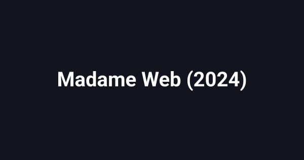 Madame Web (2024)
