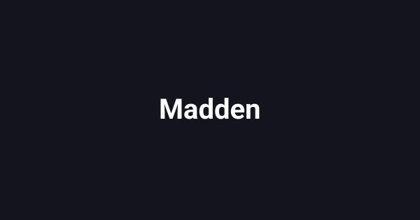 Madden