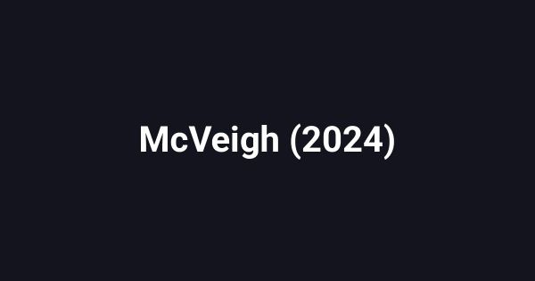 McVeigh (2024)