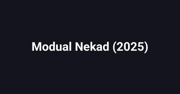 Modual Nekad (2025)