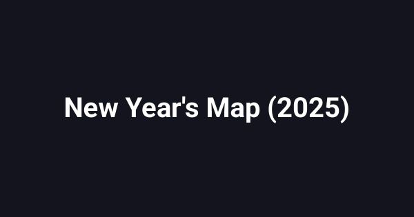 New Year's Map (2025)