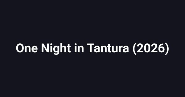 One Night in Tantura (2026)