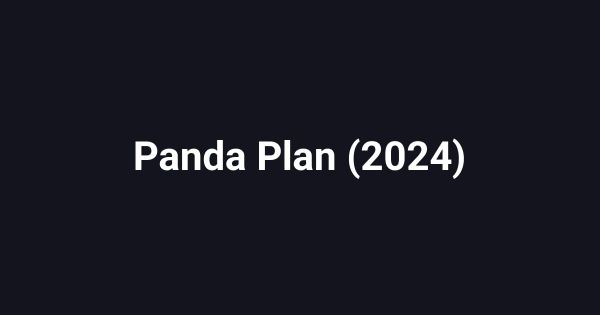 Panda Plan (2024)