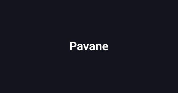 Pavane