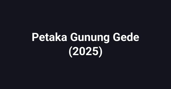 Petaka Gunung Gede (2025)