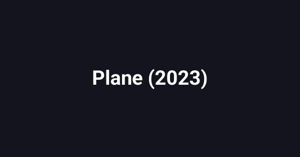 Plane (2023)