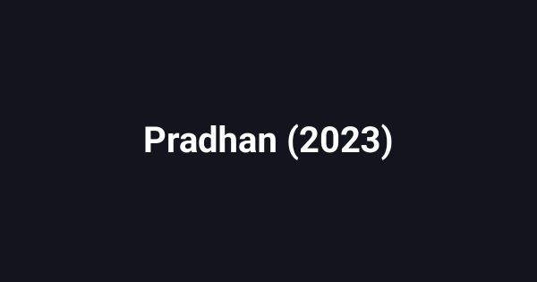 Pradhan (2023)