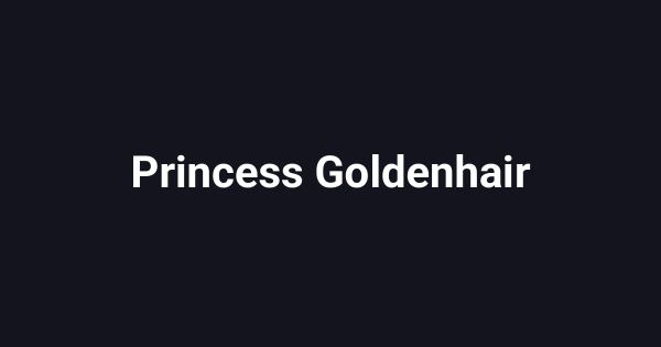 Princess Goldenhair