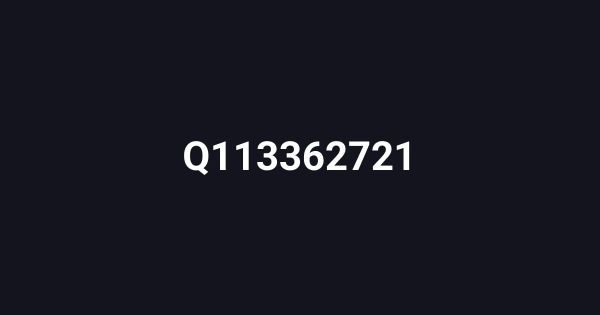 Q113362721