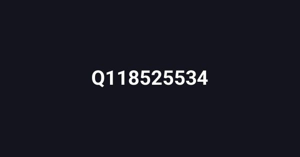 Q118525534