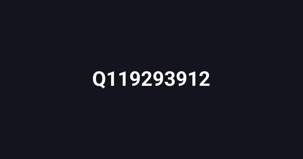Q119293912