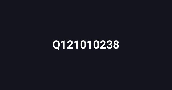 Q121010238