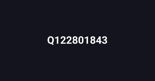 Q122801843