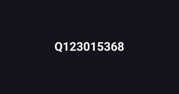 Q123015368