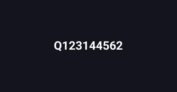 Q123144562