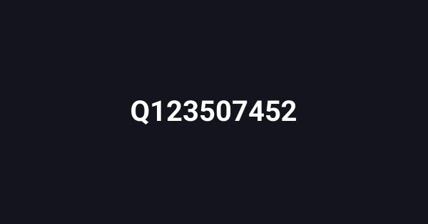 Q123507452
