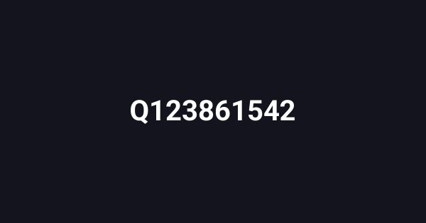 Q123861542