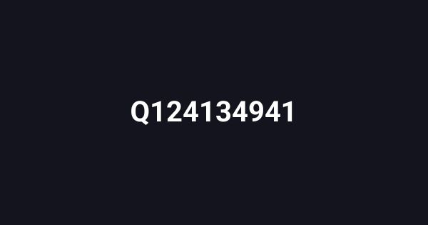 Q124134941