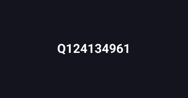 Q124134961