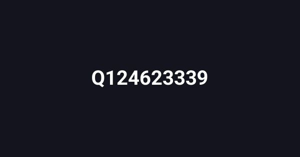 Q124623339