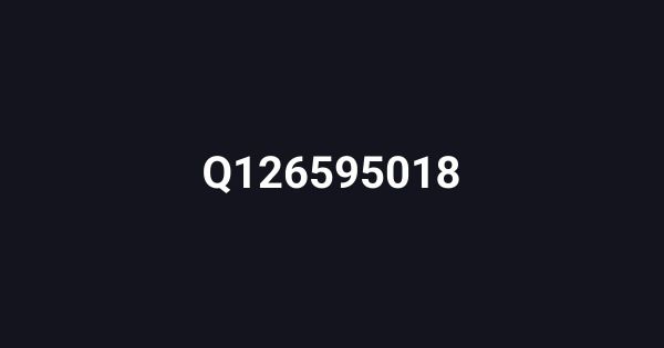 Q126595018