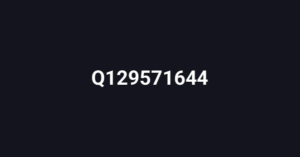 Q129571644