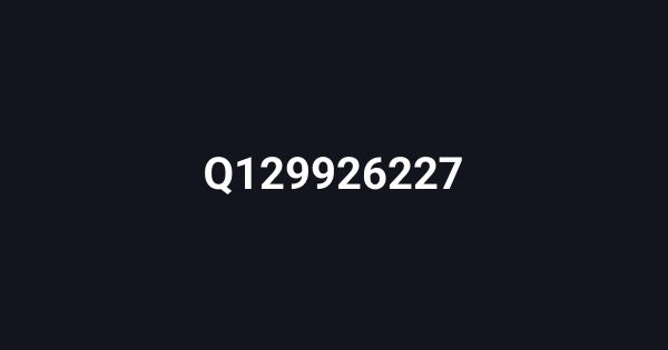 Q129926227