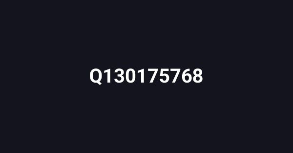Q130175768
