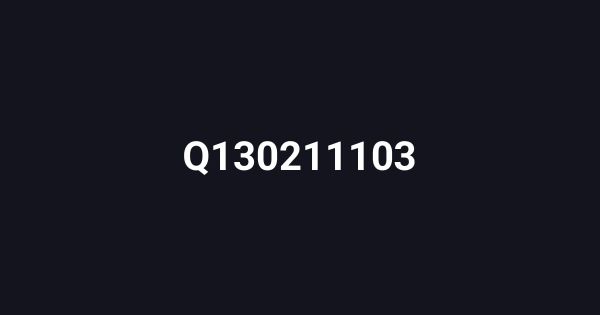 Q130211103