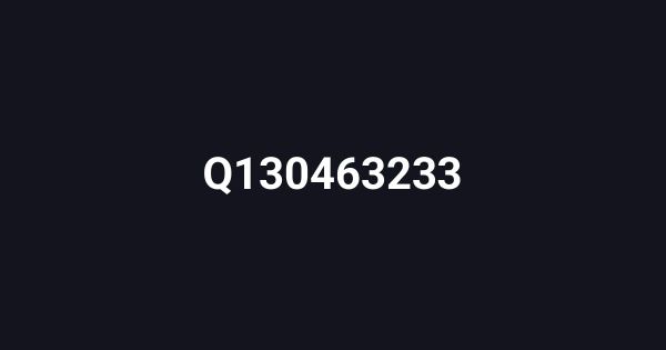 Q130463233