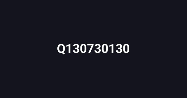 Q130730130