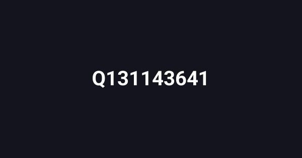 Q131143641